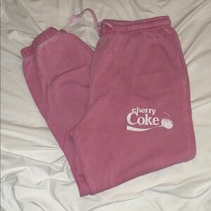 Coca Cola Cherry Pink Joggers